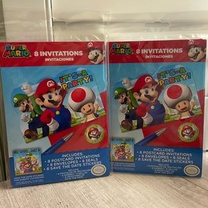 Super Mario Party invitations (16)